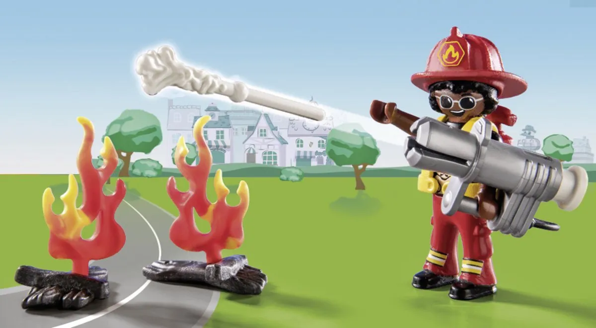 Playmobil Duck On Call Brandweeractie 70917 - Red de kat! - Multicolor