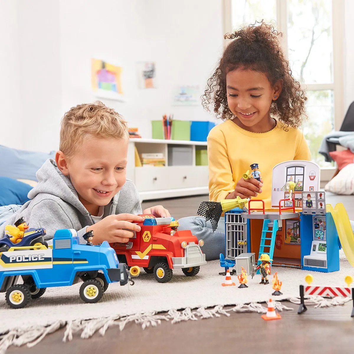 Playmobil Duck On Call Brandweeractie 70917 - Red de kat! - Multicolor