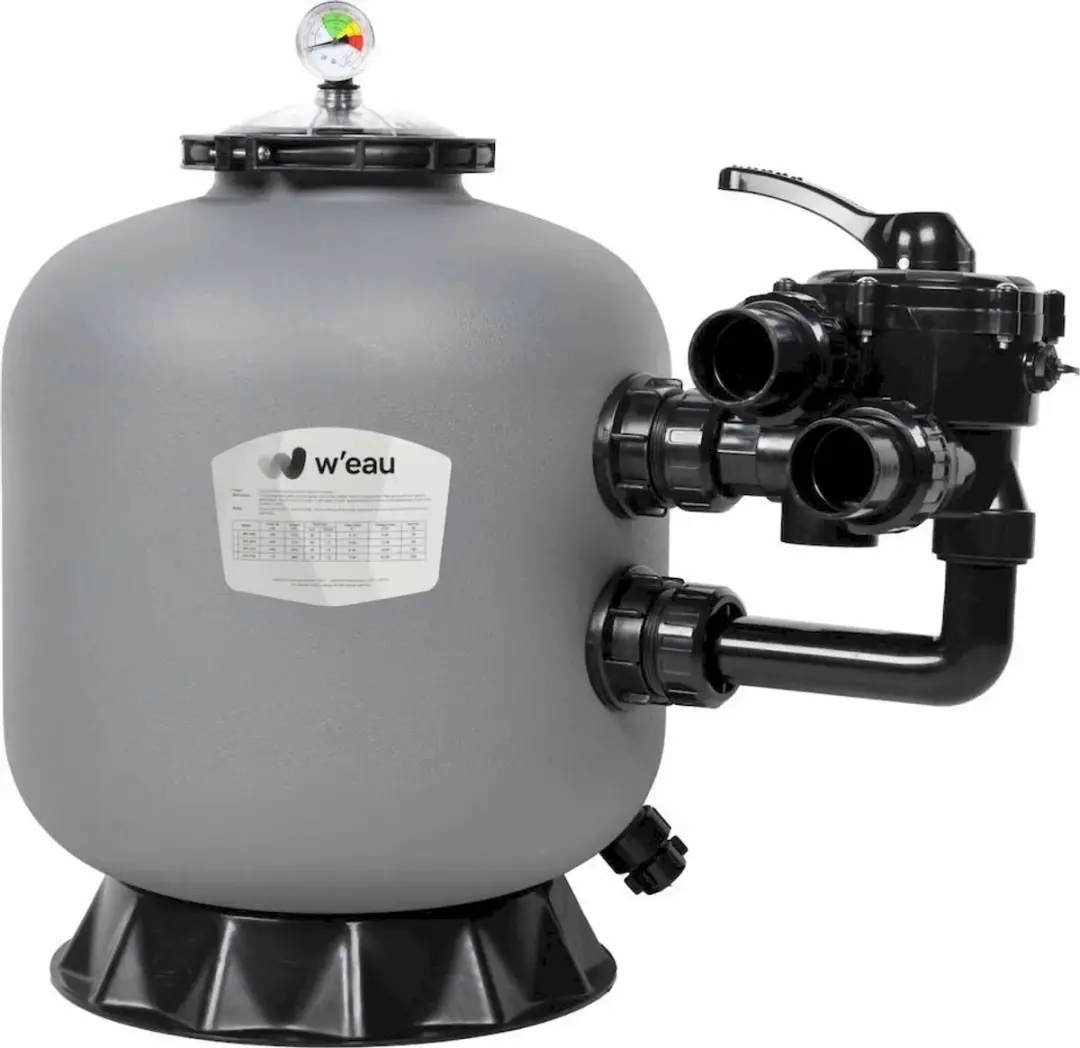 W'eau S-700 Glasvezelversterkt Sidemount Zandfilter 20m³