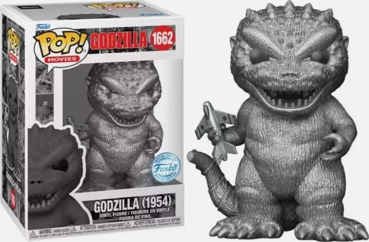 Funko Pop! Movies Godzilla 1954 #1662 - Zilver - afbeelding 2 van 2