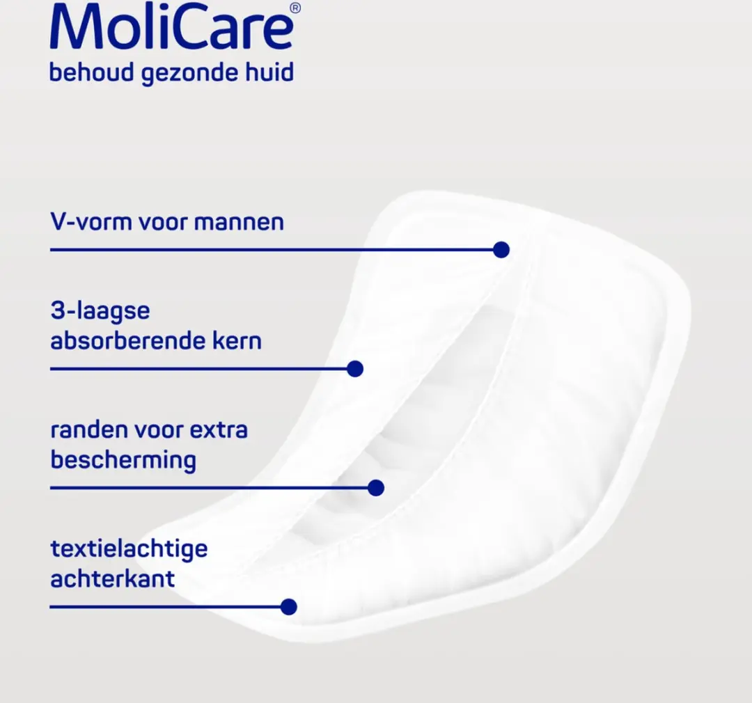 Hartmann Molicare Premium Men Pads 4 Druppels - 14 Stuks - afbeelding 6 van 6