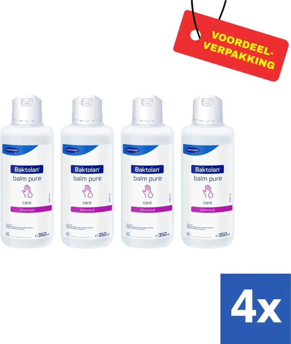 4 x Baktolan Balm Pure 350ml