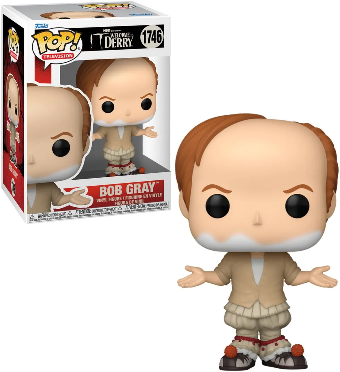 Funko IT Welcome to Derry Bob Gray Pop!