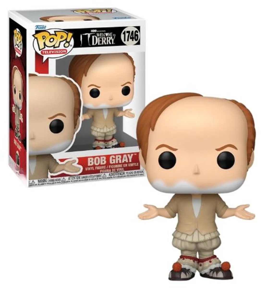 Funko IT Welcome to Derry Bob Gray Pop! - 0889698866767