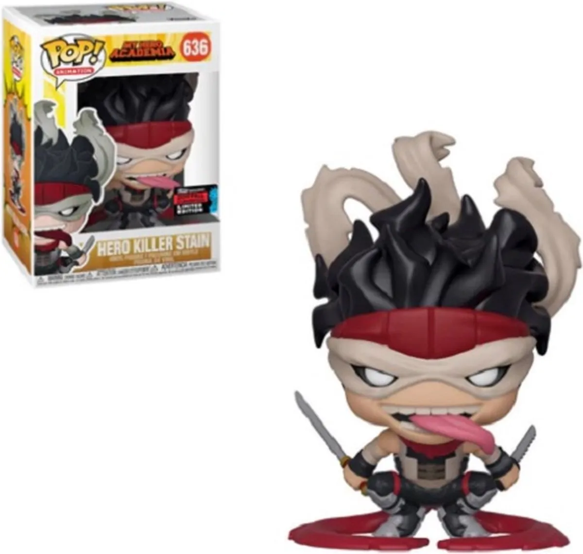 Funko POP! My Hero Academia Hero Killer Stain #636 - Rood