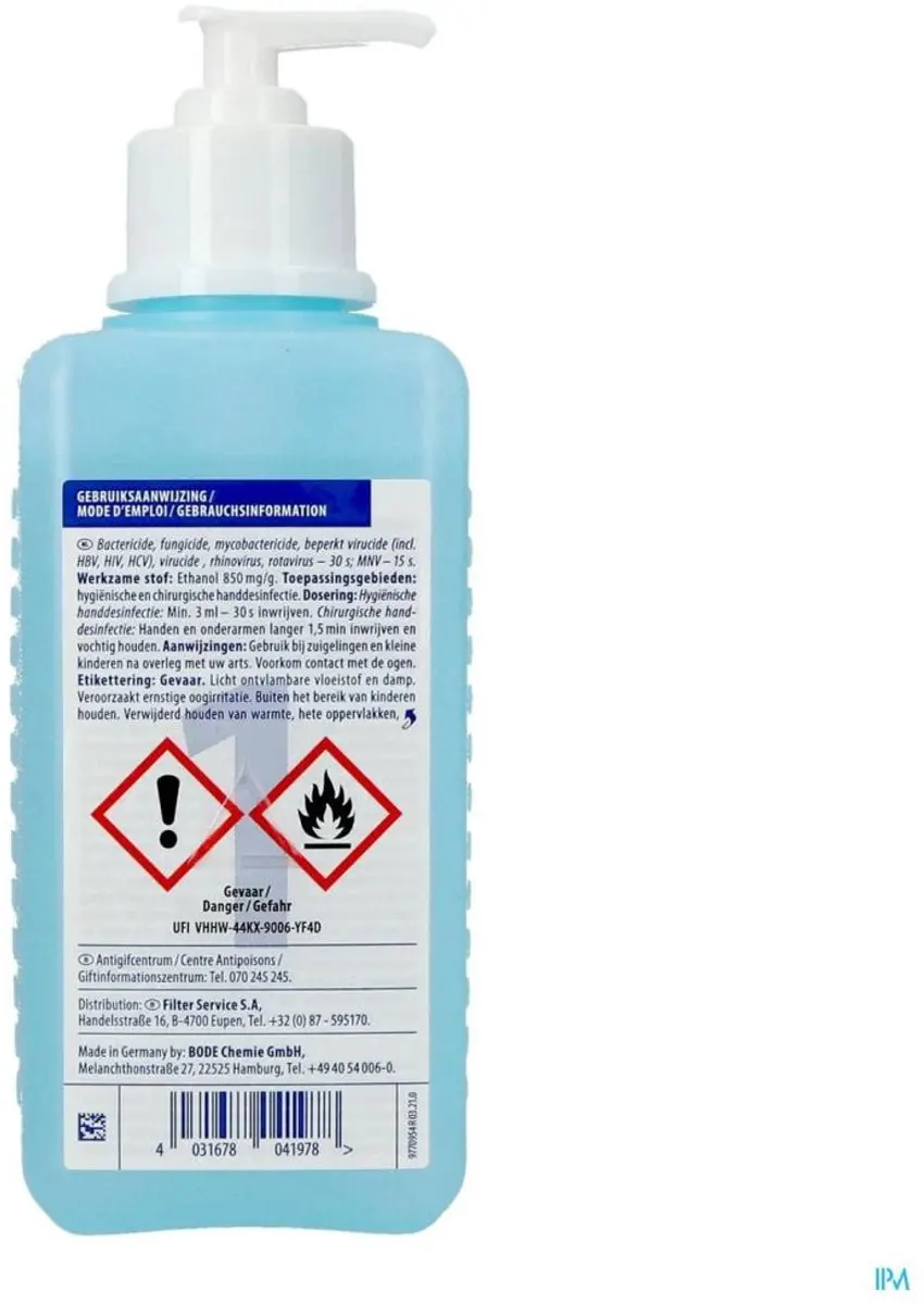 Hartmann Sterillium Gel Pure 500ml Handdesinfectie - 85% Ethanol