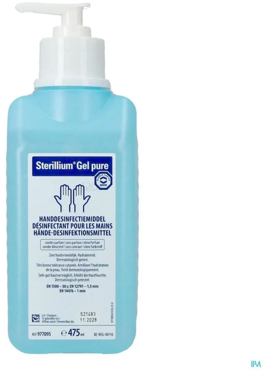 Hartmann Sterillium Gel Pure 500ml Handdesinfectie - 85% Ethanol