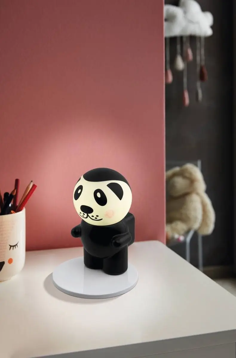 Eglo Fu Pan Tafellamp G4 - Staal/Kunststof - 15cm - Zwart/Wit - afbeelding 5 van 5