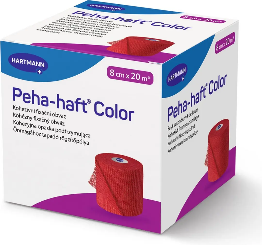Hartmann Peha-haft Color Fixatiezwachtel - Rood