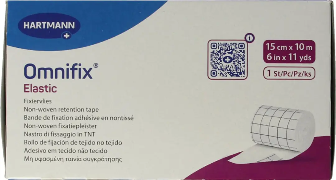 Hartmann Omnifix Elastic Fixatieverband 15cm x 10m - Wit - afbeelding 6 van 6