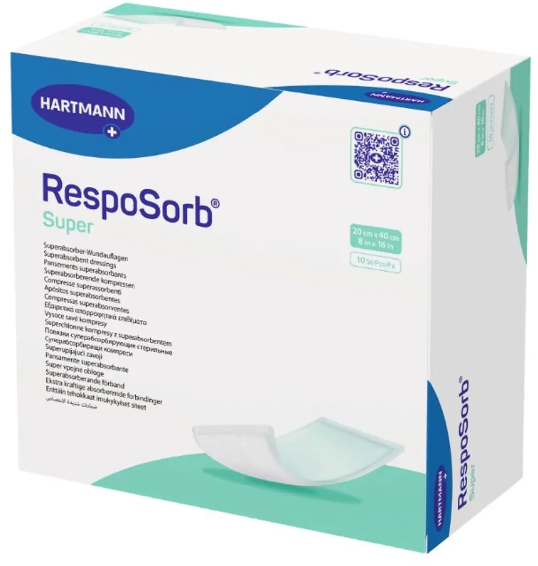 Hartmann Resposorb Super Absorberend Verband 20x40cm