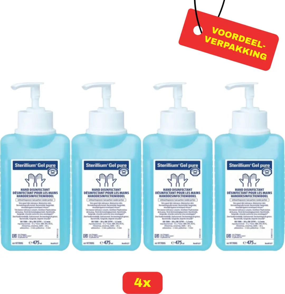 Hartmann Sterillium Pure Hand Gel met pompje