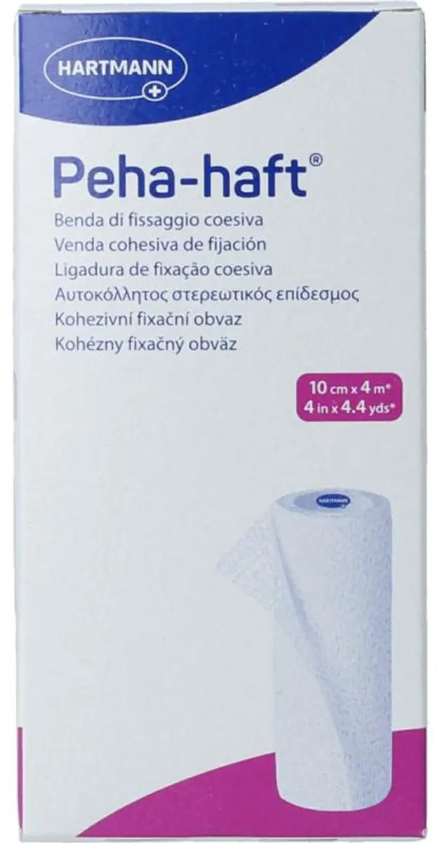 Hartmann Peha-haft Latexfrei Fixierbinde 10cmx4m - Wit