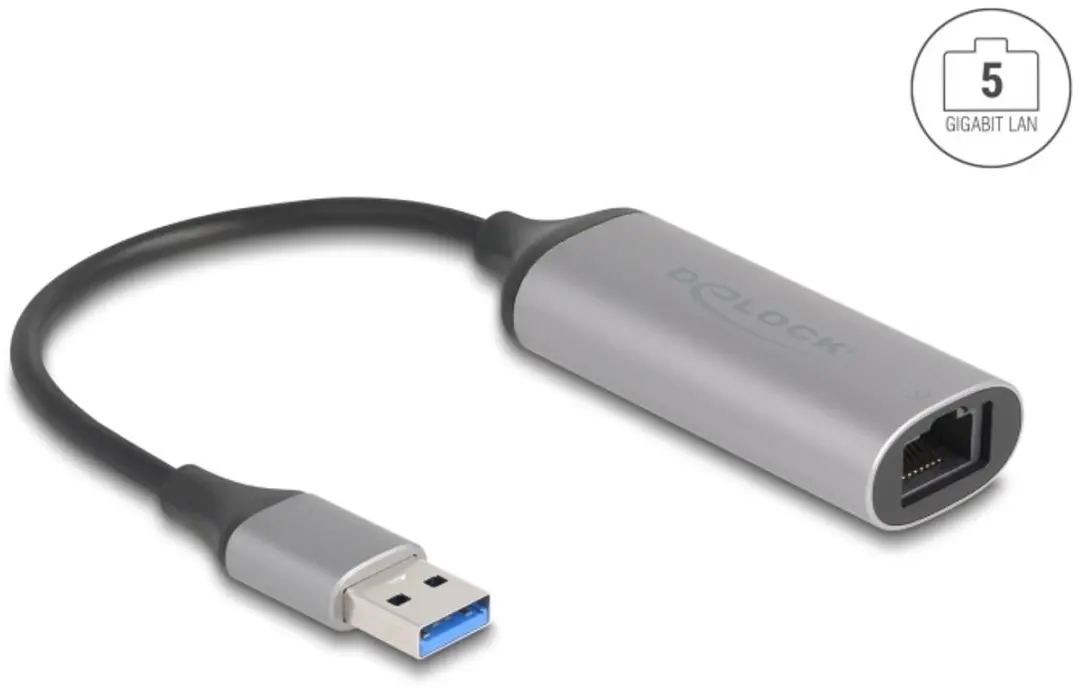 Delock USB Type-A 5 Gigabit LAN Adapter