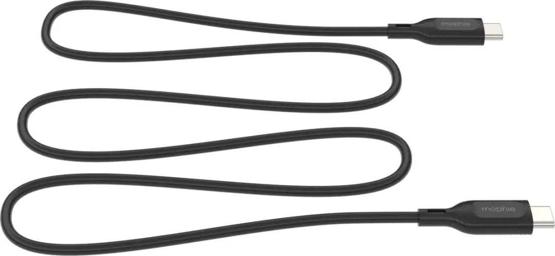 mophie USB-C naar USB-C 60W 1M - Zwart - afbeelding 4 van 6