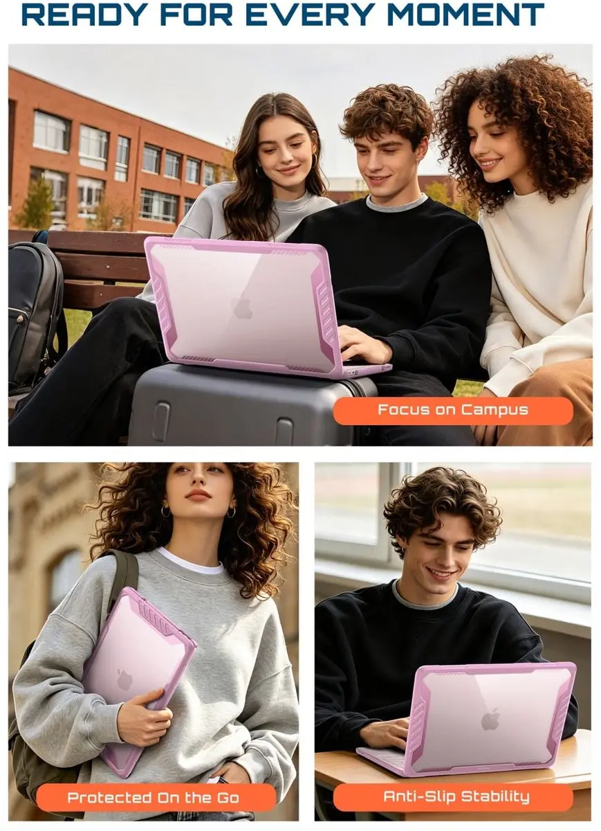 Supcase Unicorn Beetle Hoesje 15059 - MacBook Neo 13" - Roze