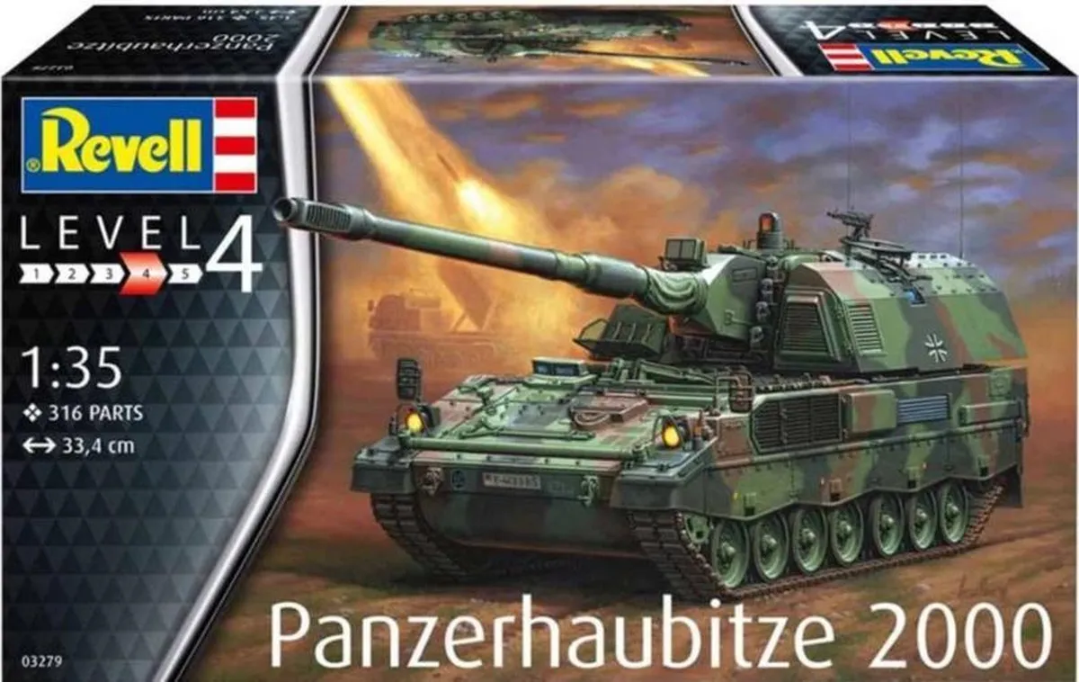 Revell 03279 Panzerhaubitze 2000 Modelbouwpakket - 1:35 - Multi