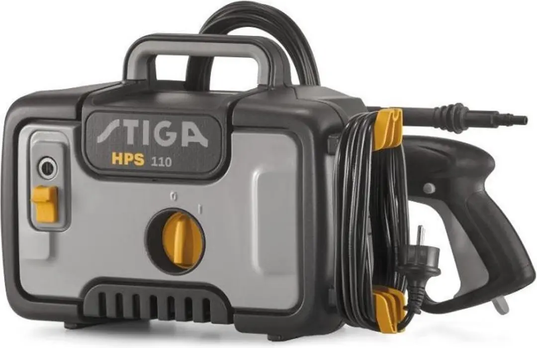 Stiga HPS 110 Hogedrukreiniger 1400W 110 Bar - Grijs - afbeelding 2 van 6