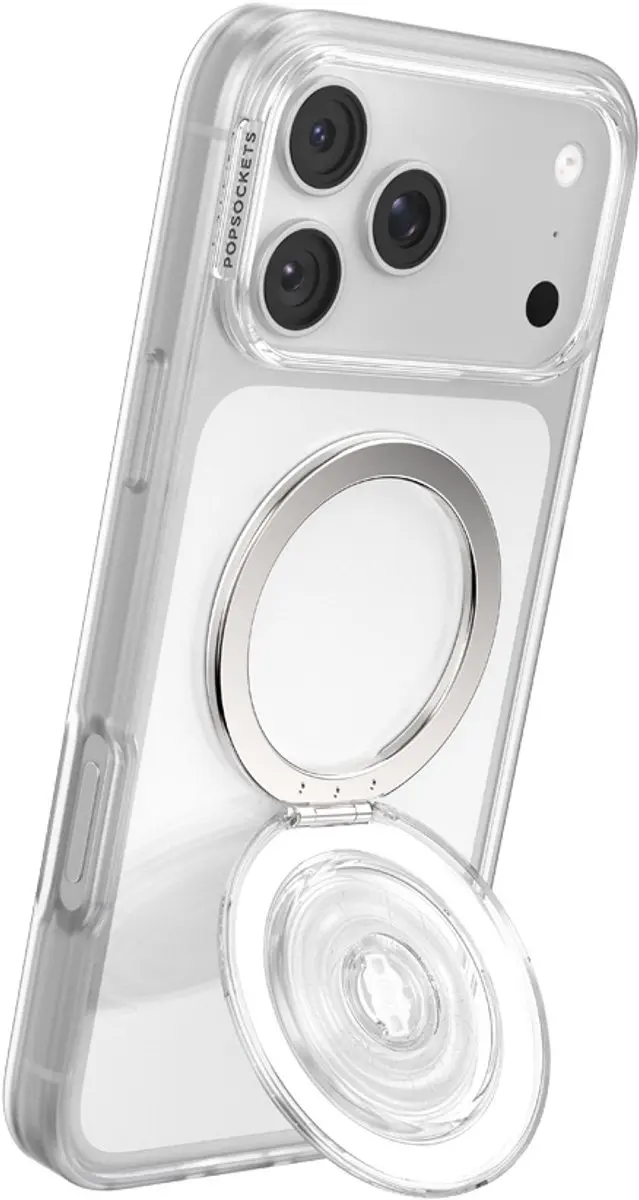 PopSockets PopGrip HS9Y2ZM/A - Magnetische Ring Kick-Out & Stand - Transparant - afbeelding 3 van 6