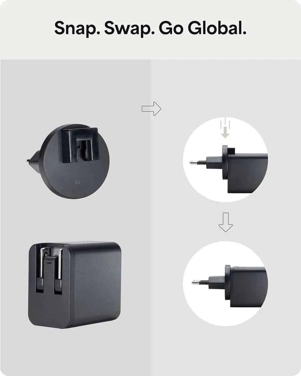 mophie Speedport 40W USB-C Oplader - GaN Wandlader - Zwart