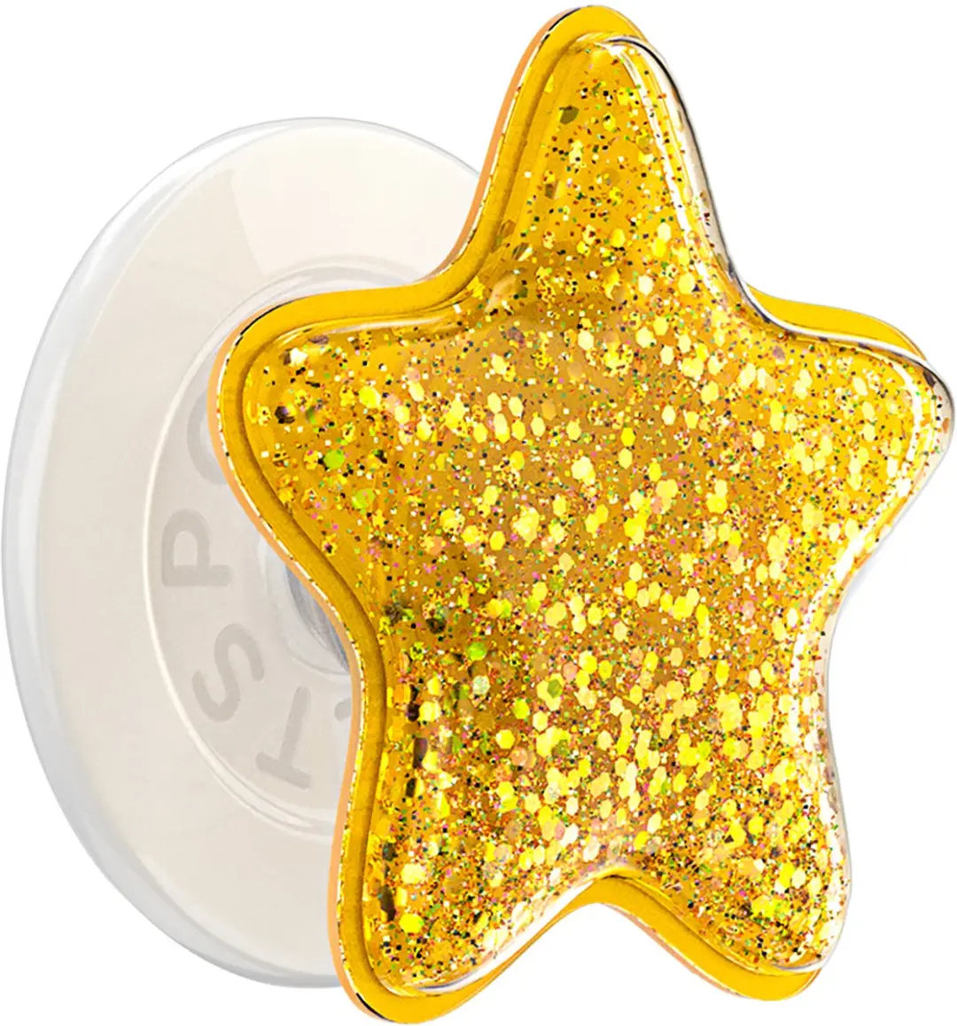 PopSockets, Smartphone PopGrip Premium MagSafe Glitter Ster Effect, Goud