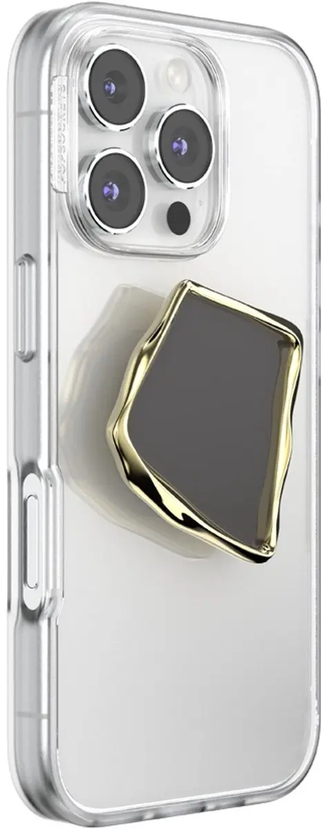 PopSockets PopTop Enamel Obsidian Cut - Telefoonbutton - Zwart - afbeelding 6 van 6