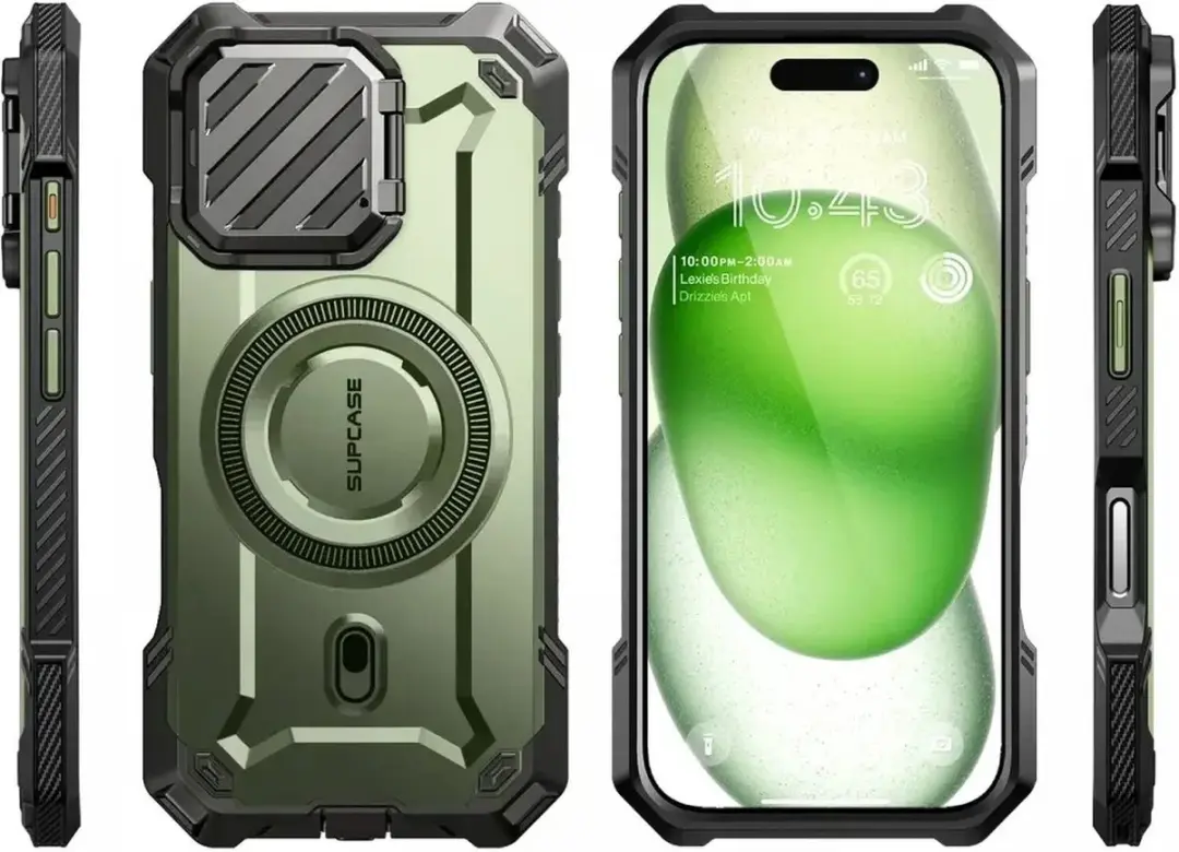 Supcase UB Pro MagXT Hoesje iPhone 16 Pro Max - Groen - MagSafe - afbeelding 3 van 6