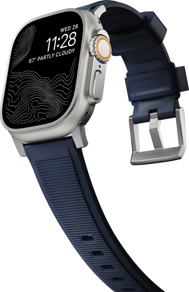 NOMAD Rugged Band Apple Watch 45/49mm - Blauw - afbeelding 5 van 6