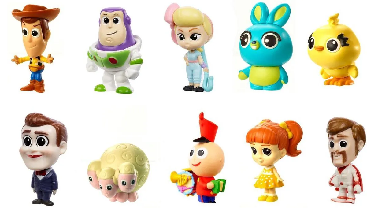 Toy Story 4 Speelfigurenset - 10 Stuks Multicolor