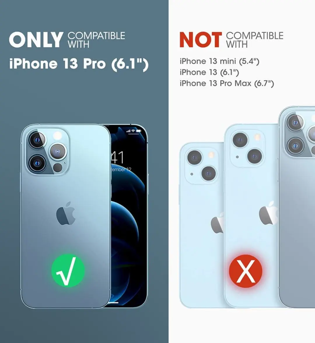 Supcase Unicorn Beetle Style Hoesje iPhone 13 Pro - Transparant Zwart - afbeelding 6 van 6