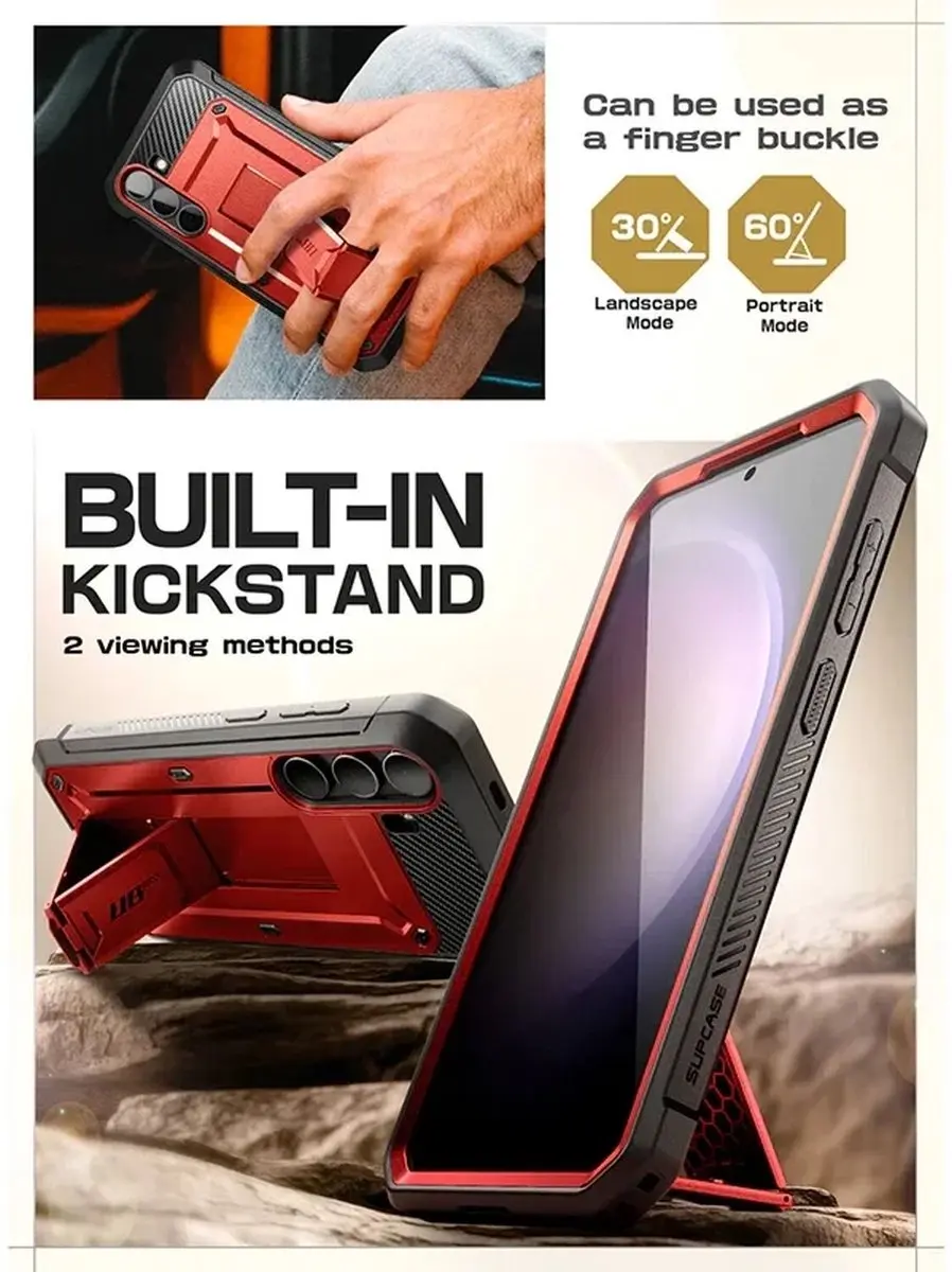 Supcase i-Blason Unicorn Beetle Pro Hoesje Samsung Galaxy S24 - Rood