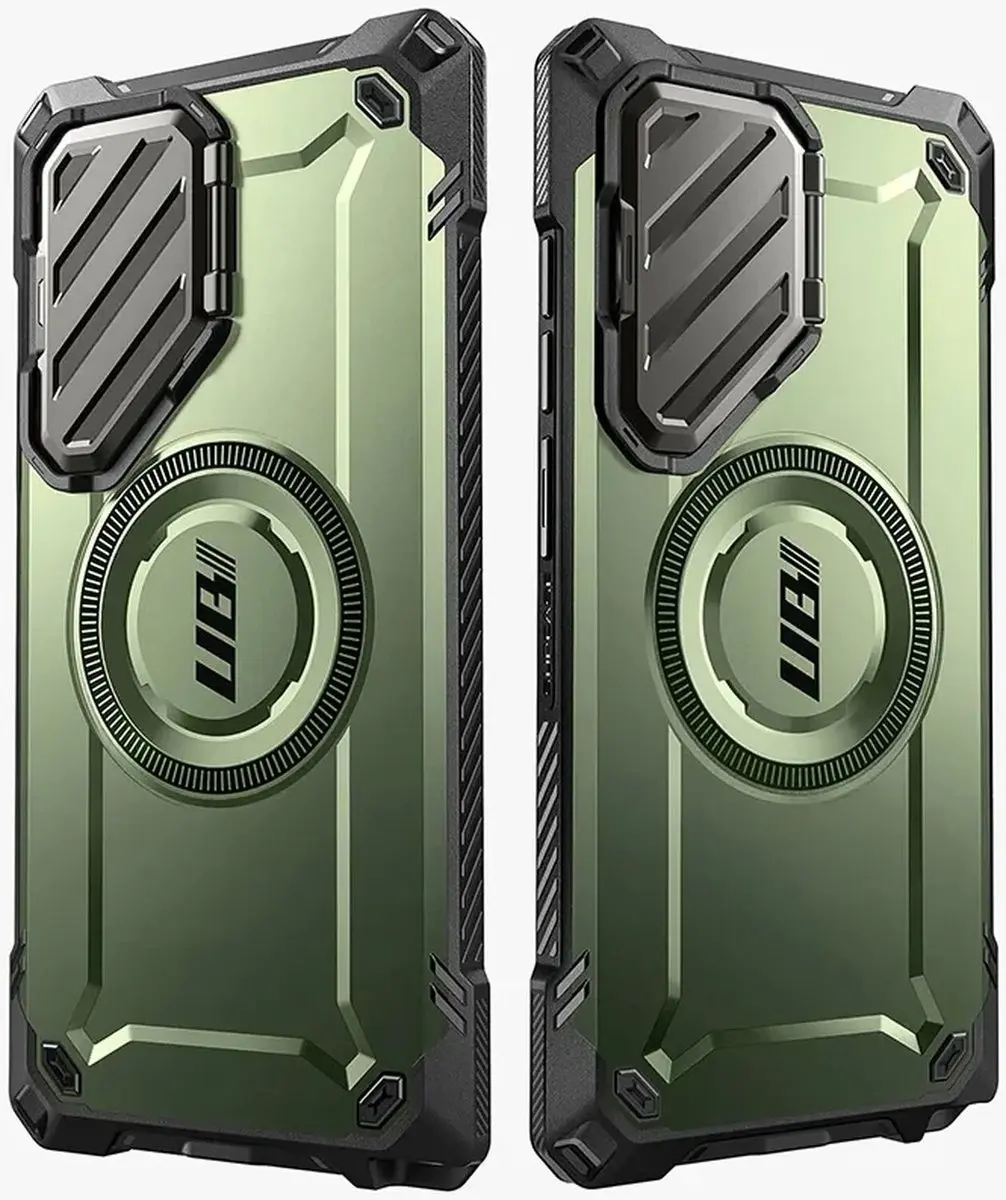 Supcase UB Pro MagXT Hoesje Samsung Galaxy S24 Ultra - Groen - BACK-SPC-MXT-GN-S24U - afbeelding 5 van 6