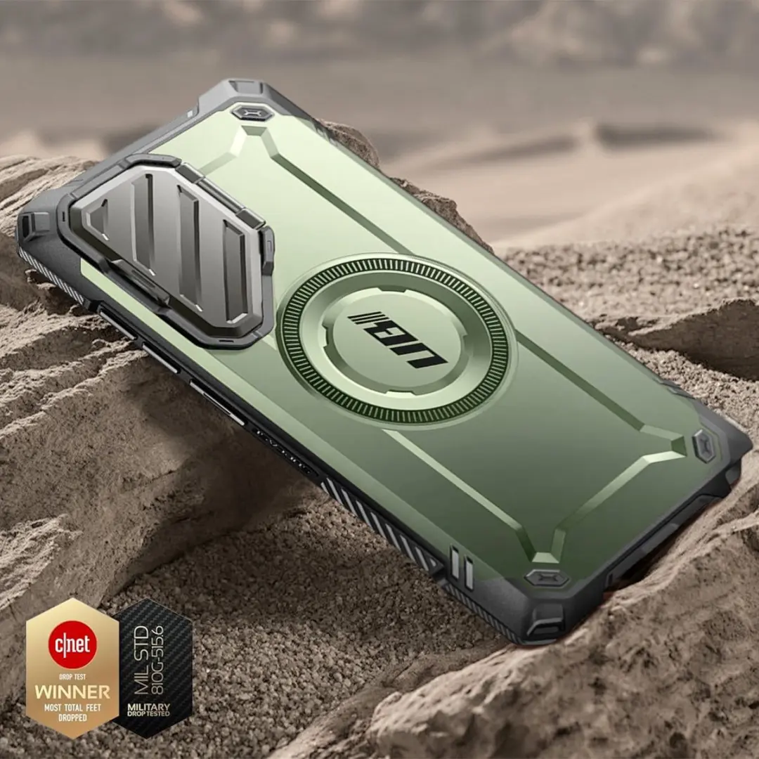 Supcase UB Pro MagXT Hoesje Samsung Galaxy S24 Ultra - Groen - BACK-SPC-MXT-GN-S24U - afbeelding 3 van 6