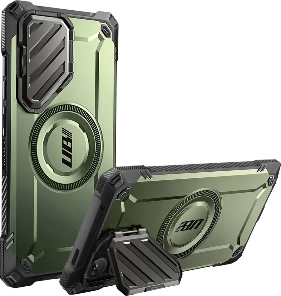 Supcase UB Pro MagXT Hoesje Samsung Galaxy S24 Ultra - Groen - BACK-SPC-MXT-GN-S24U - afbeelding 2 van 6