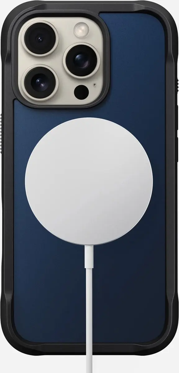 NOMAD NM01382485 iPhone 16 Pro Hoes - Blauw