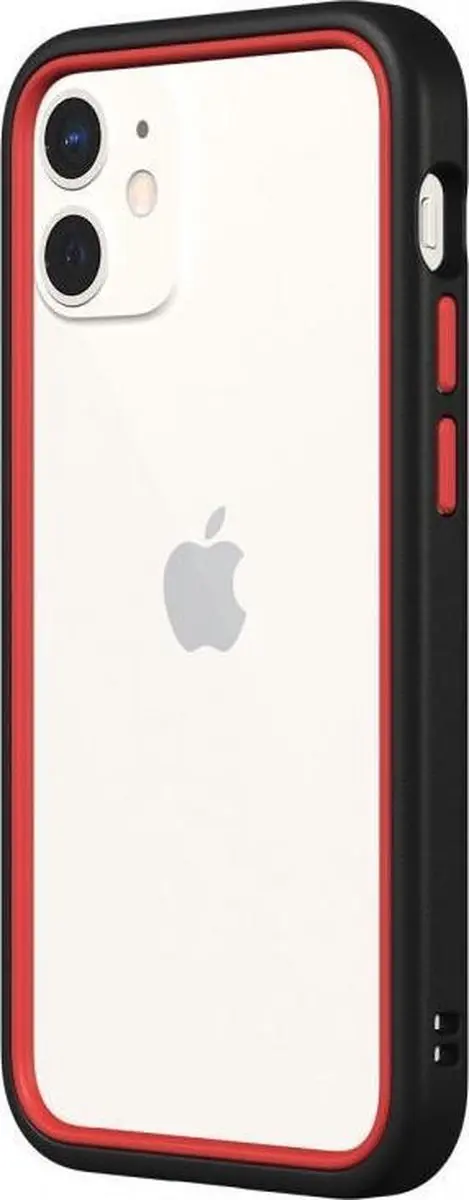 RhinoShield CrashGuard NX Apple iPhone 12 Mini Hoesje Zwart/Rood