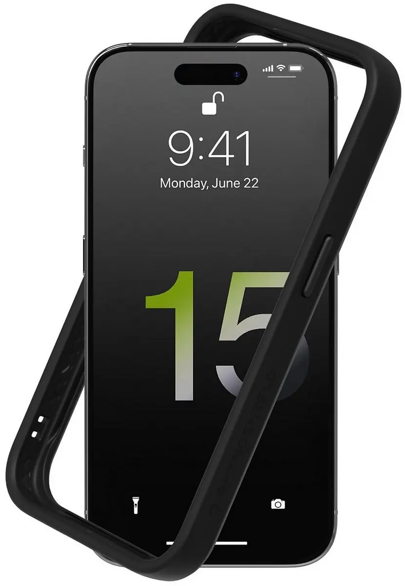 RhinoShield CrashGuard Bumper Case geschikt voor iPhone 15 Pro