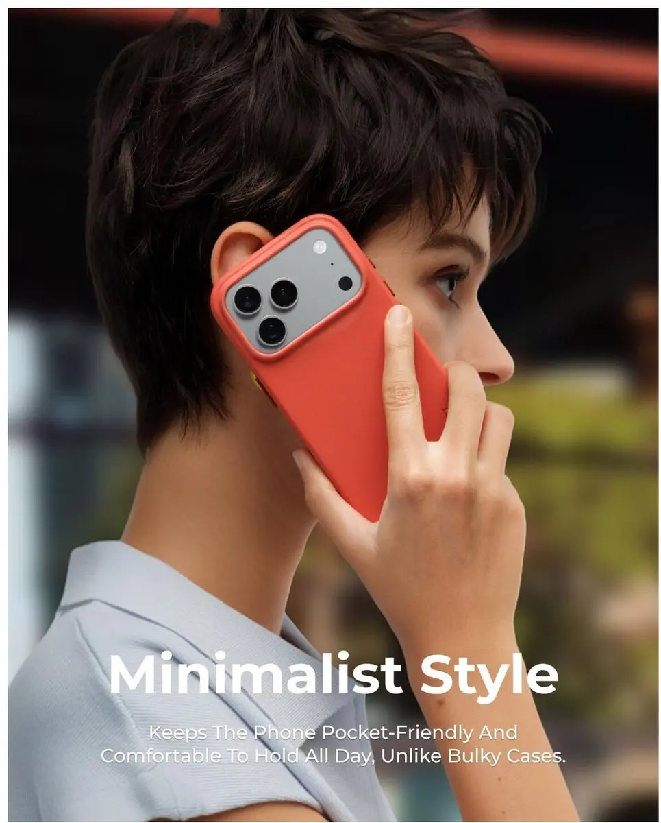 MOFT MOVAS Snap iPhone 17 Pro Hoesje - Rood