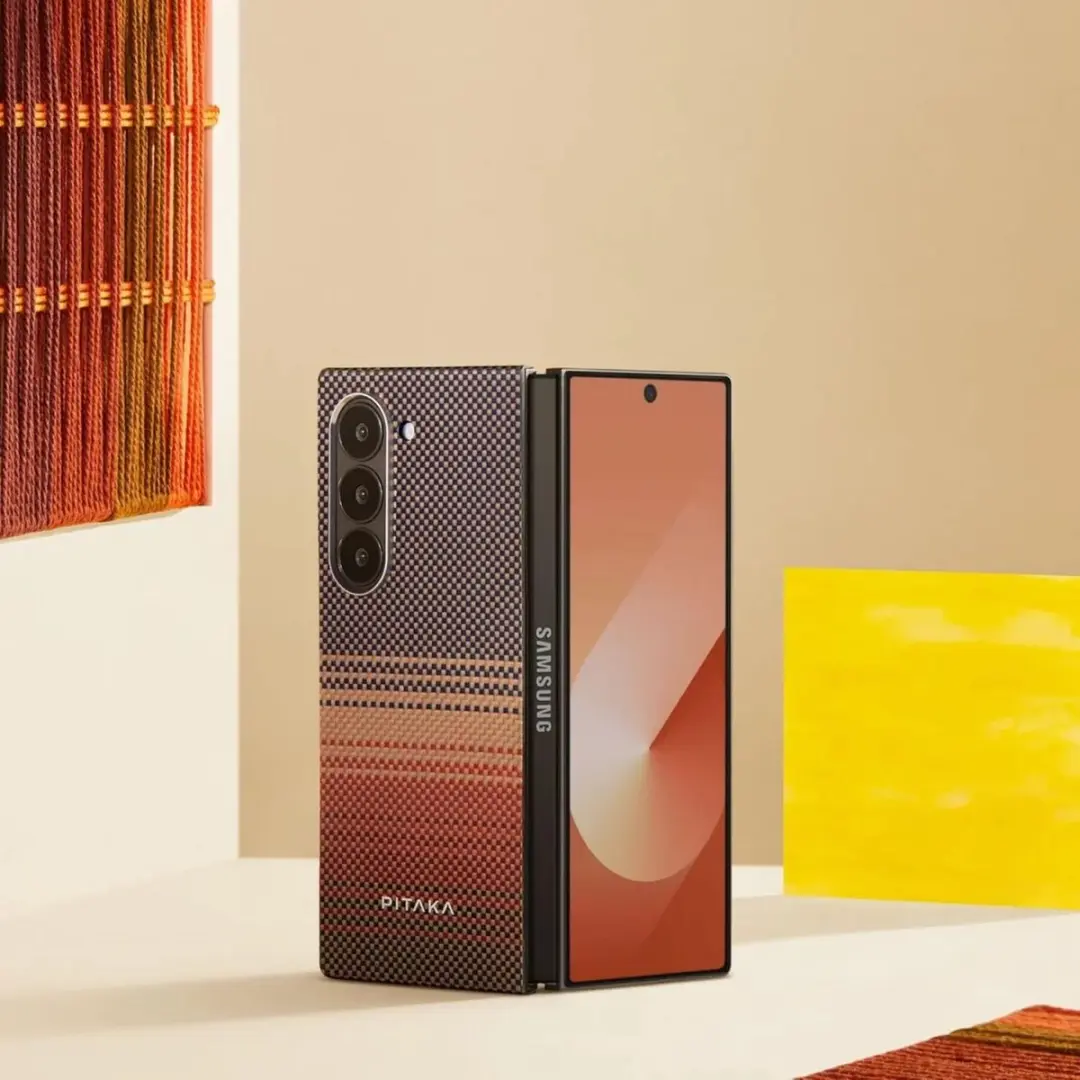 Pitaka MagEZ 5 Hoesje Samsung Galaxy Z Fold6 - Rood
