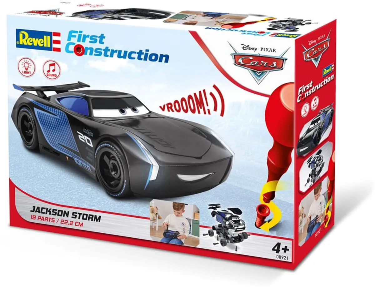 Revell 00921 Jackson Storm Disney Cars Modelbouwpakket - 1:20 - 19 Onderdelen - Multi