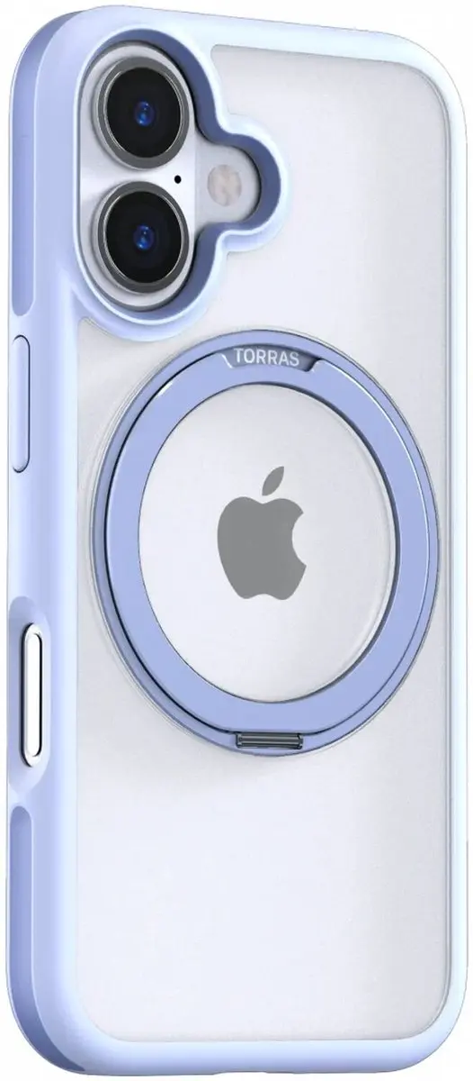 Torras UPRO Ostand R Fusion Hoesje iPhone 16 - Blauw