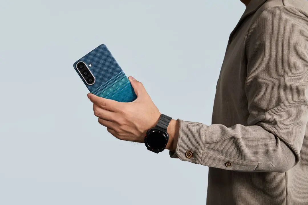 Pitaka Edge Case Samsung Galaxy S26 Plus - 600D Aramidevezel - Blauw Moonrise
