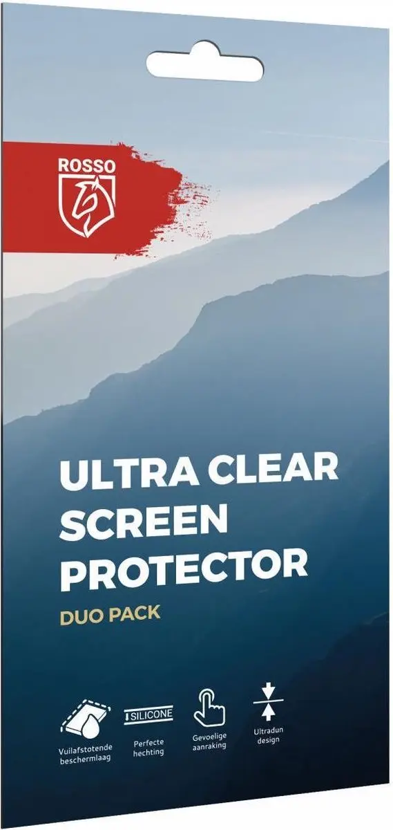 Rosso Ultra Clear Screenprotector voor Xiaomi Poco X3 Duo Pack - 2 Stuks