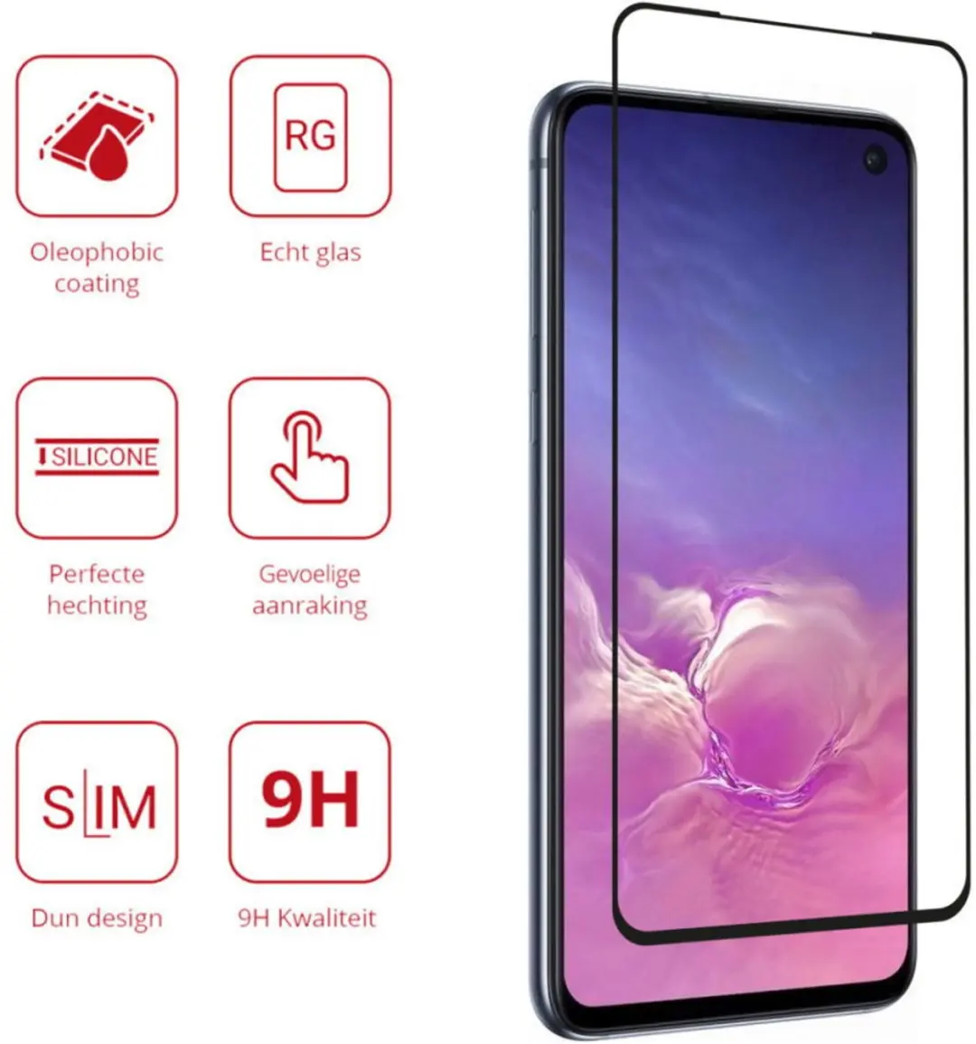 Rosso 9H Tempered Glass Screen Protector Samsung Galaxy S10e