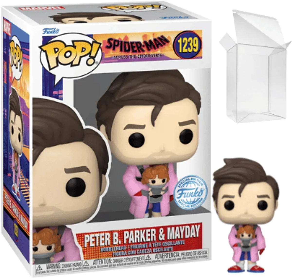 Funko Pop! Marvel Spider-Man Peter B. Parker Mayday Exclusive - Multi