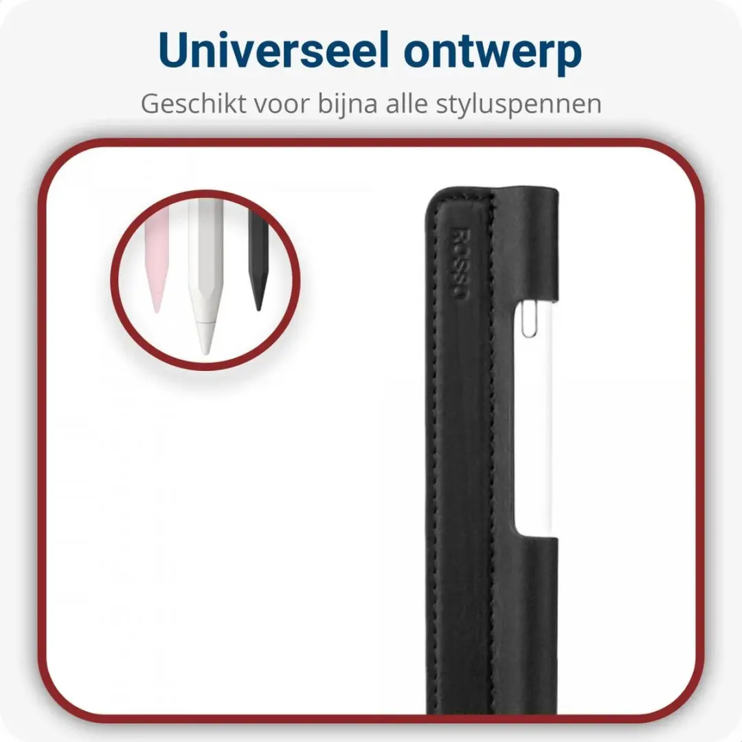 Rosso Deluxe Pennenhouder Zwart - 160230 - afbeelding 2 van 6
