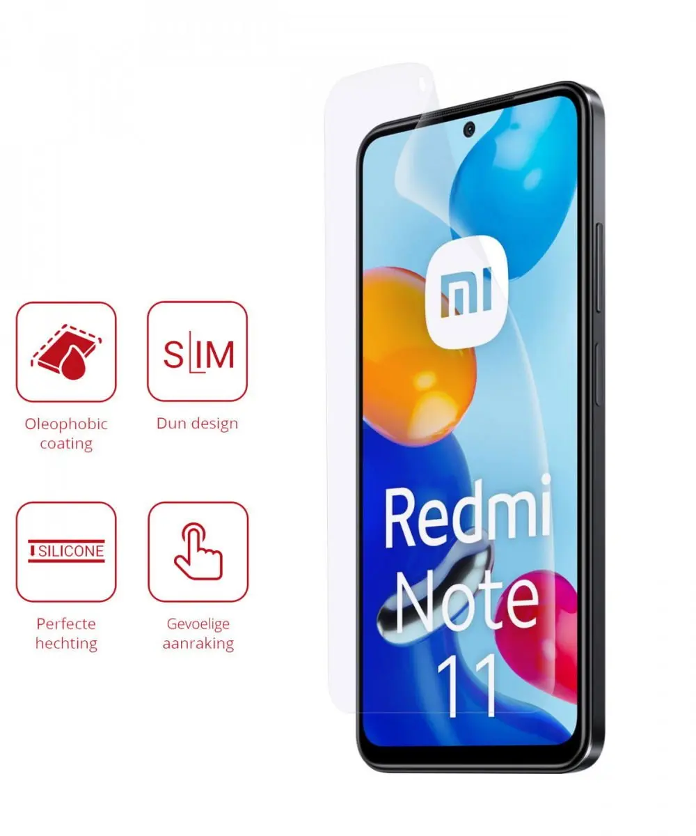 Rosso Redmi Note 11 Screen Protector Duo Pack - 2 Stuks