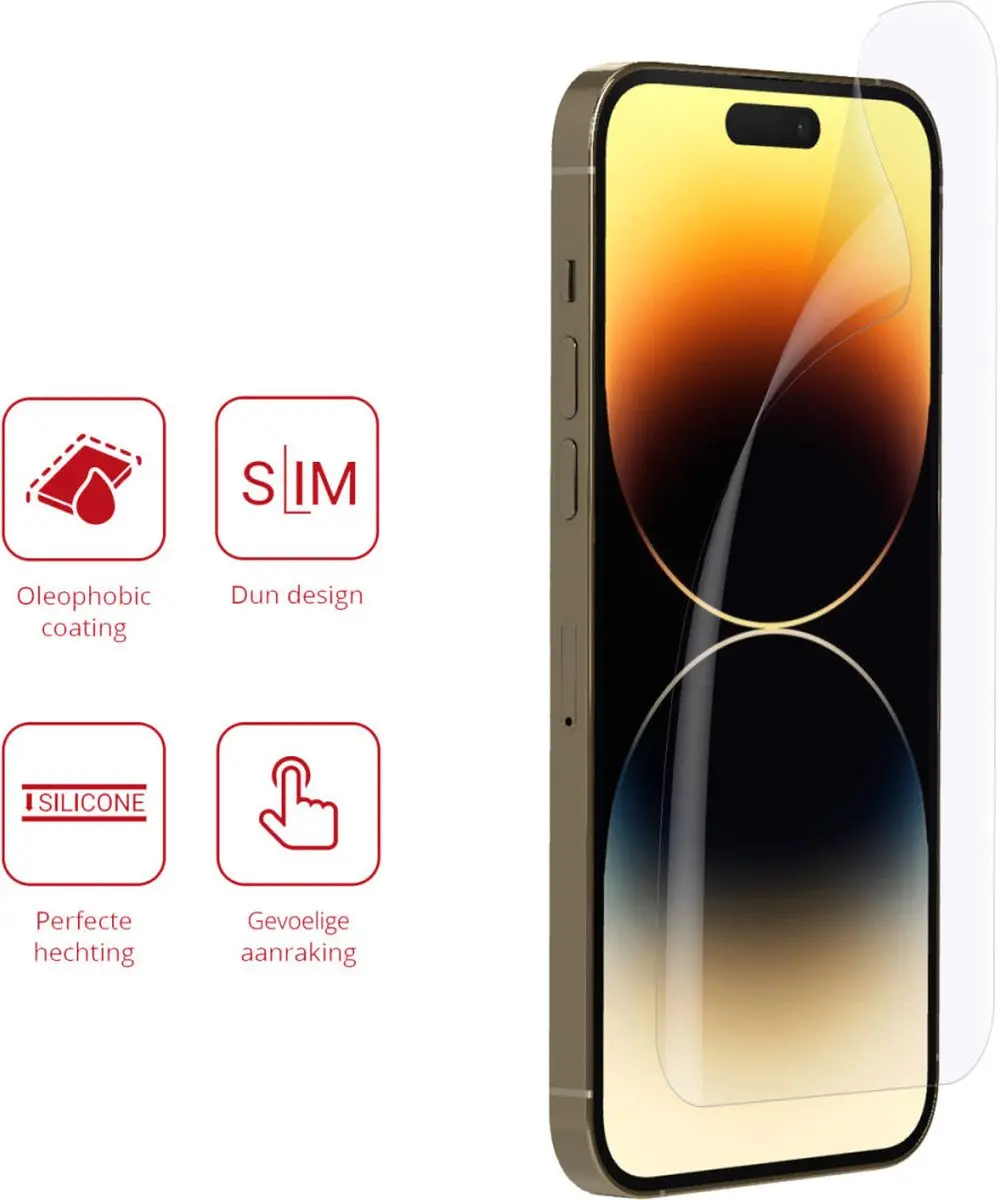 Rosso Screen Protector Ultra Clear 2 Stuks - iPhone 14 Pro Max