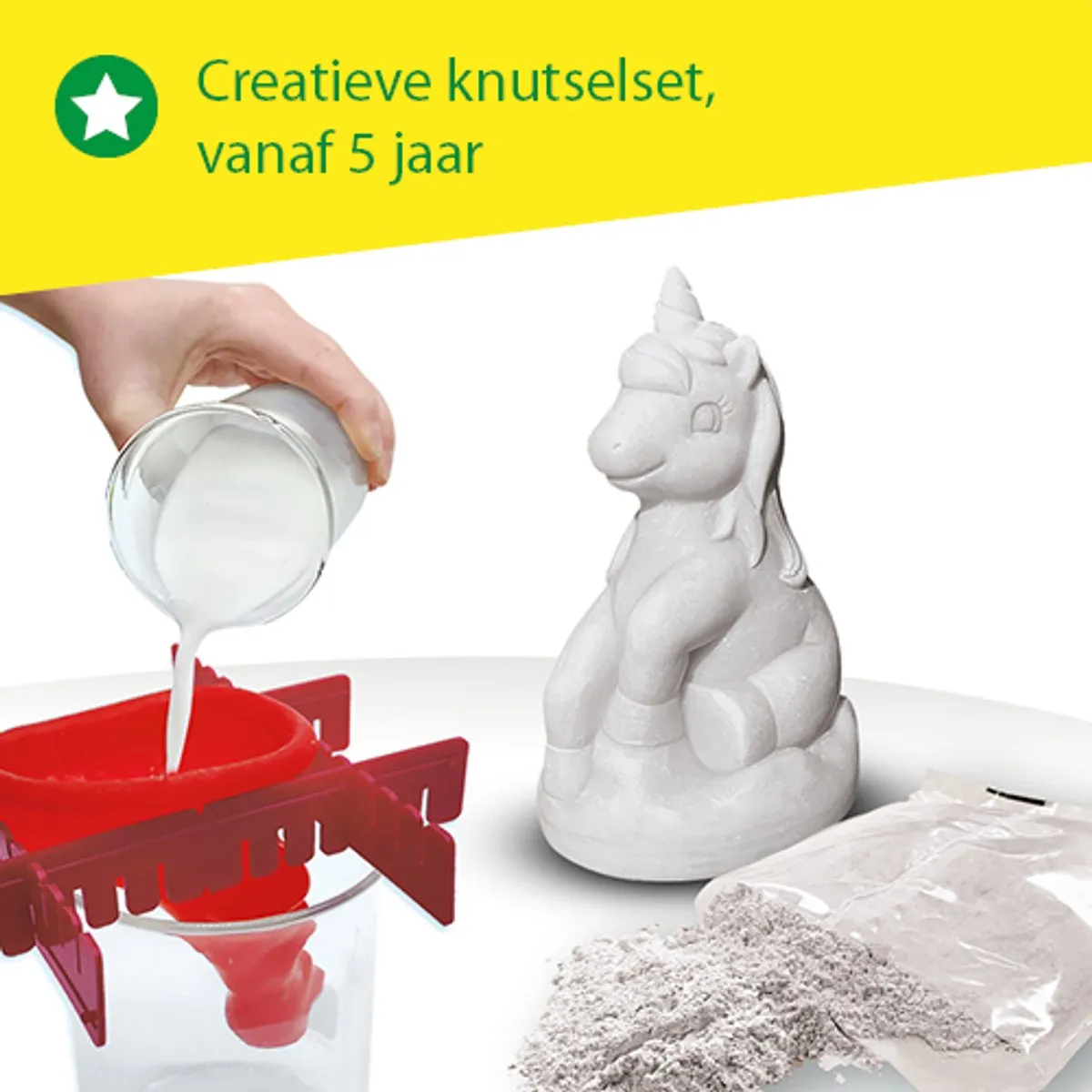 SES Creative Hobby Pink Unicorn Knutselset - 3 Stuks
