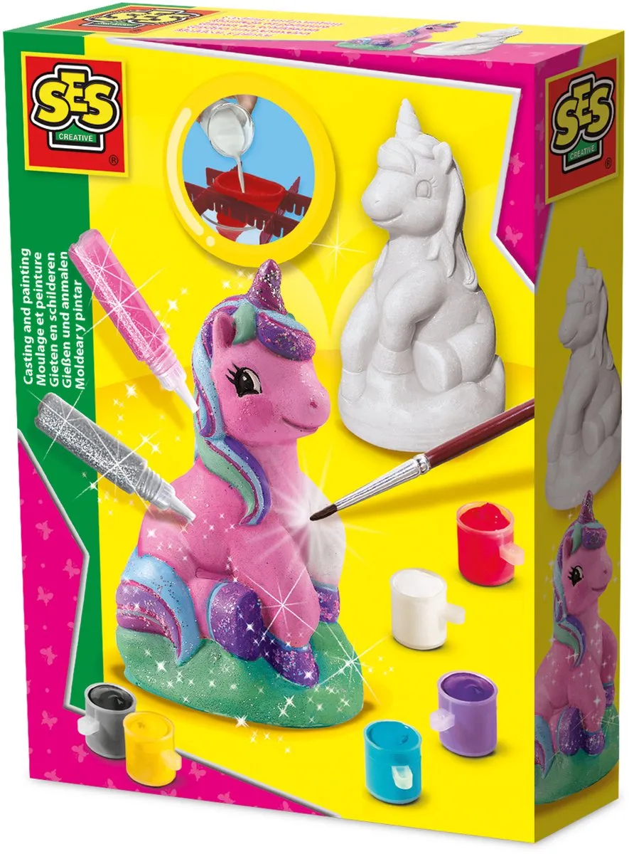 SES Creative Hobby Pink Unicorn Knutselset